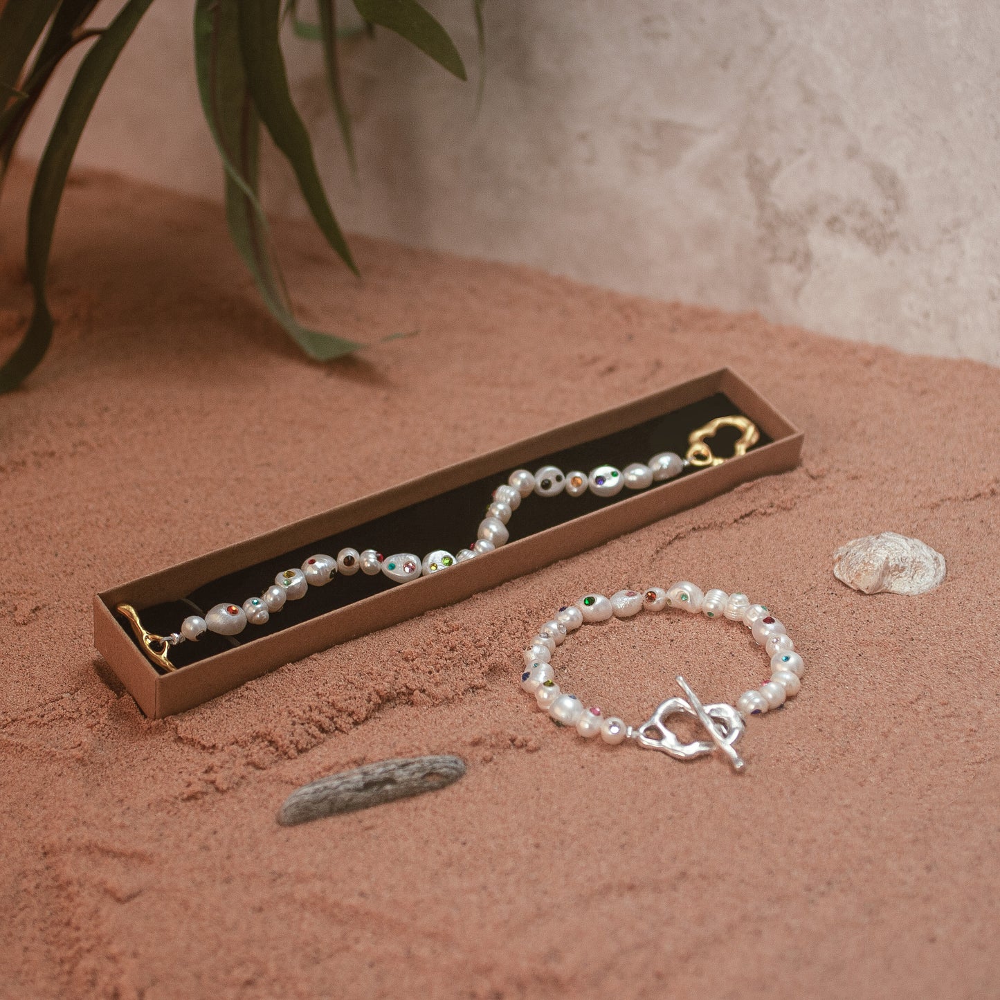 Custom ‘Eras' Acrostic Bracelet with Toggle Closure