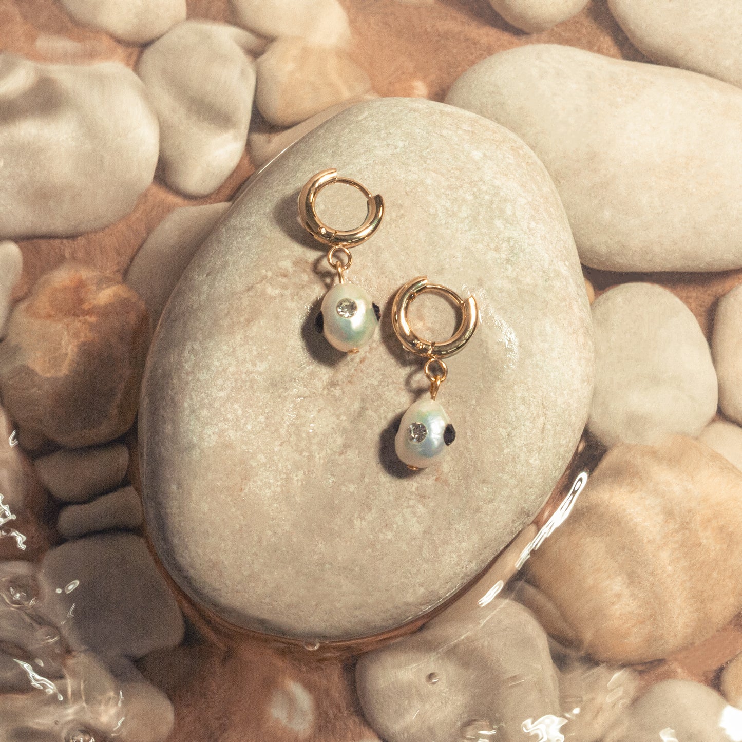 Custom ‘Ophelia’ Earrings in Gold