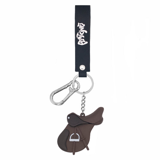 Miniature Saddle Keyring