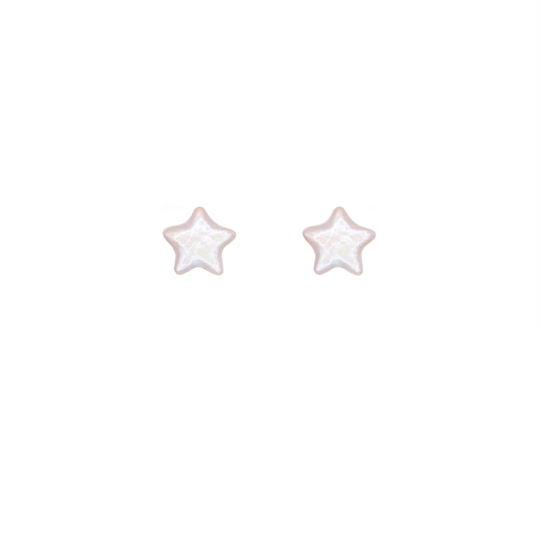 ‘Aphrodite’ Star Stud Earrings in Silver