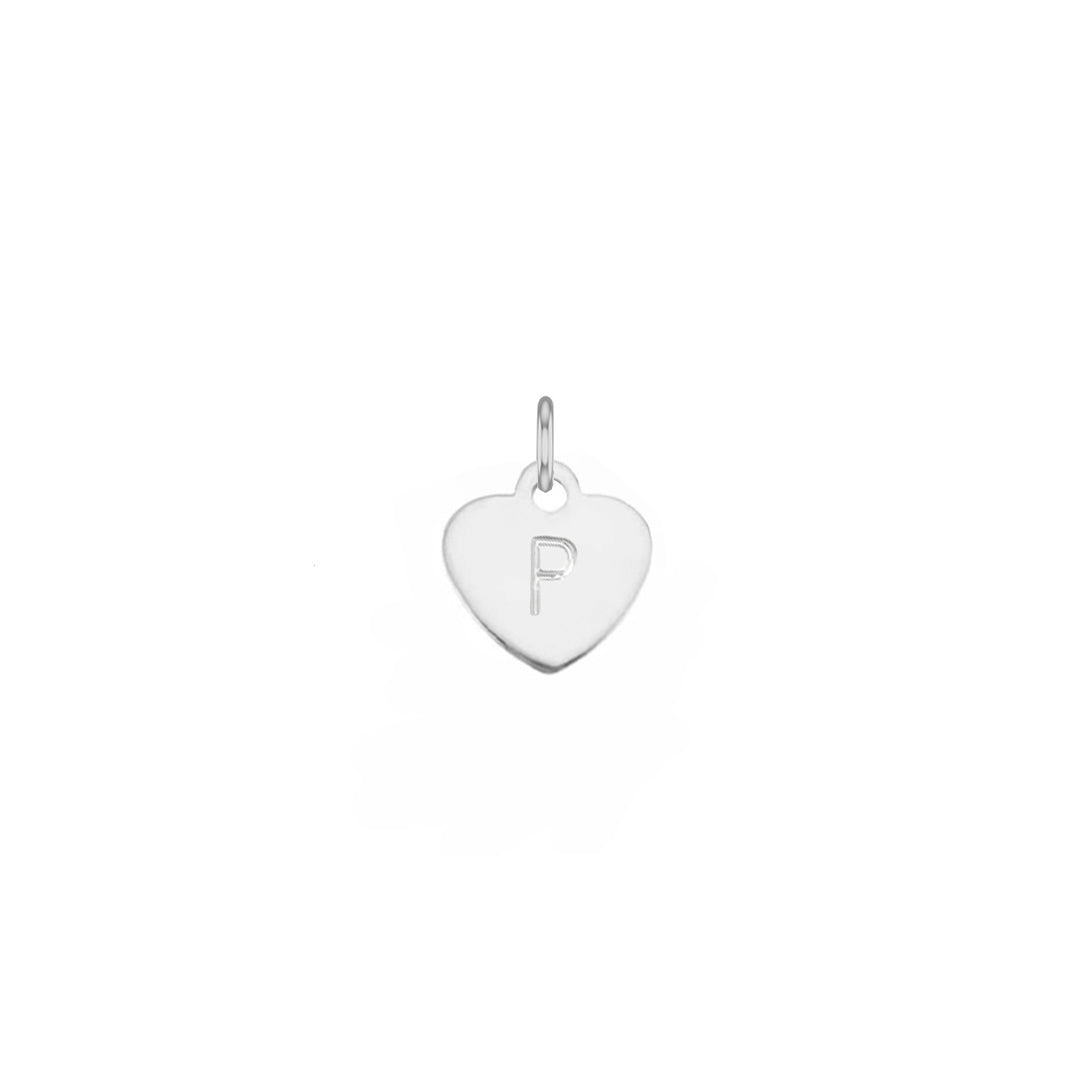 Initial Love Heart Pendant