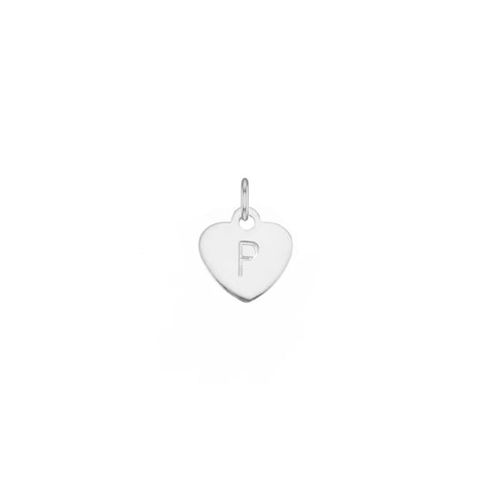 Initial Love Heart Pendant