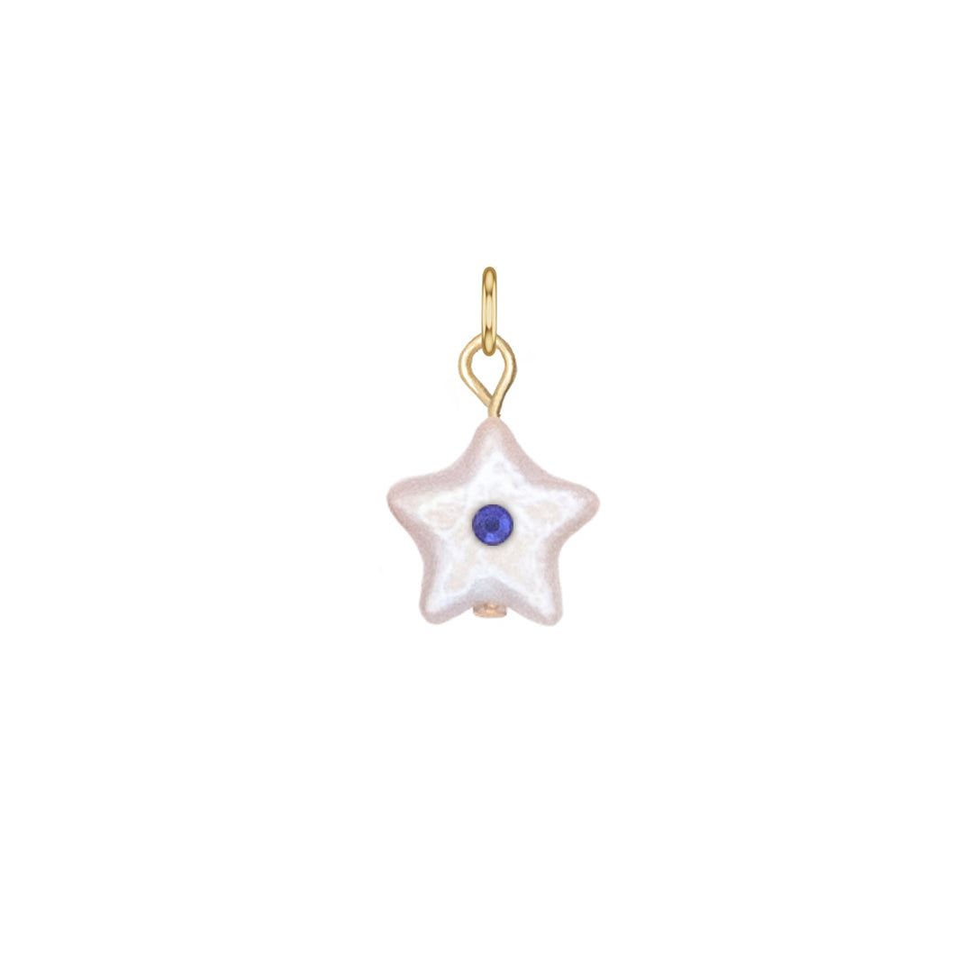 Acrostic Star Pearl Pendant