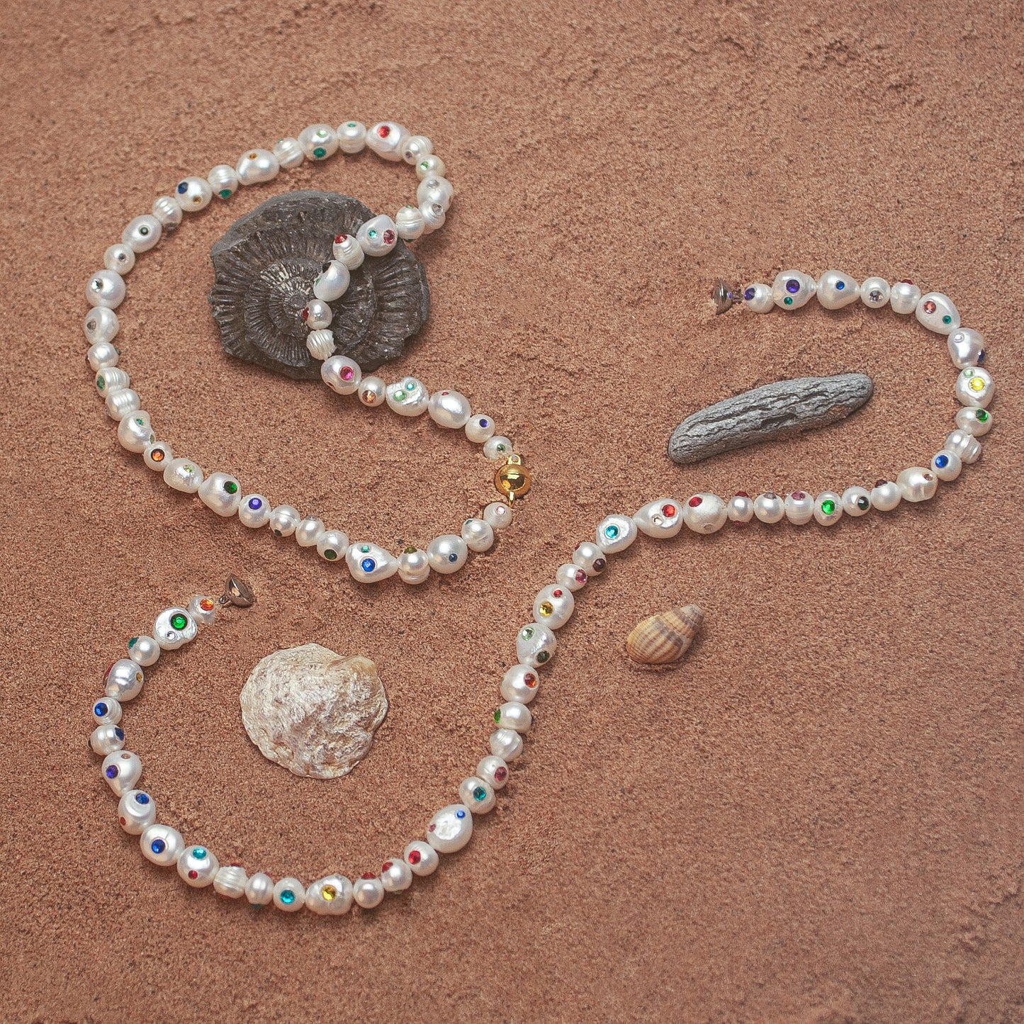 Custom 'Sweet Tooth' Acrostic Necklace with Magnetic Closure