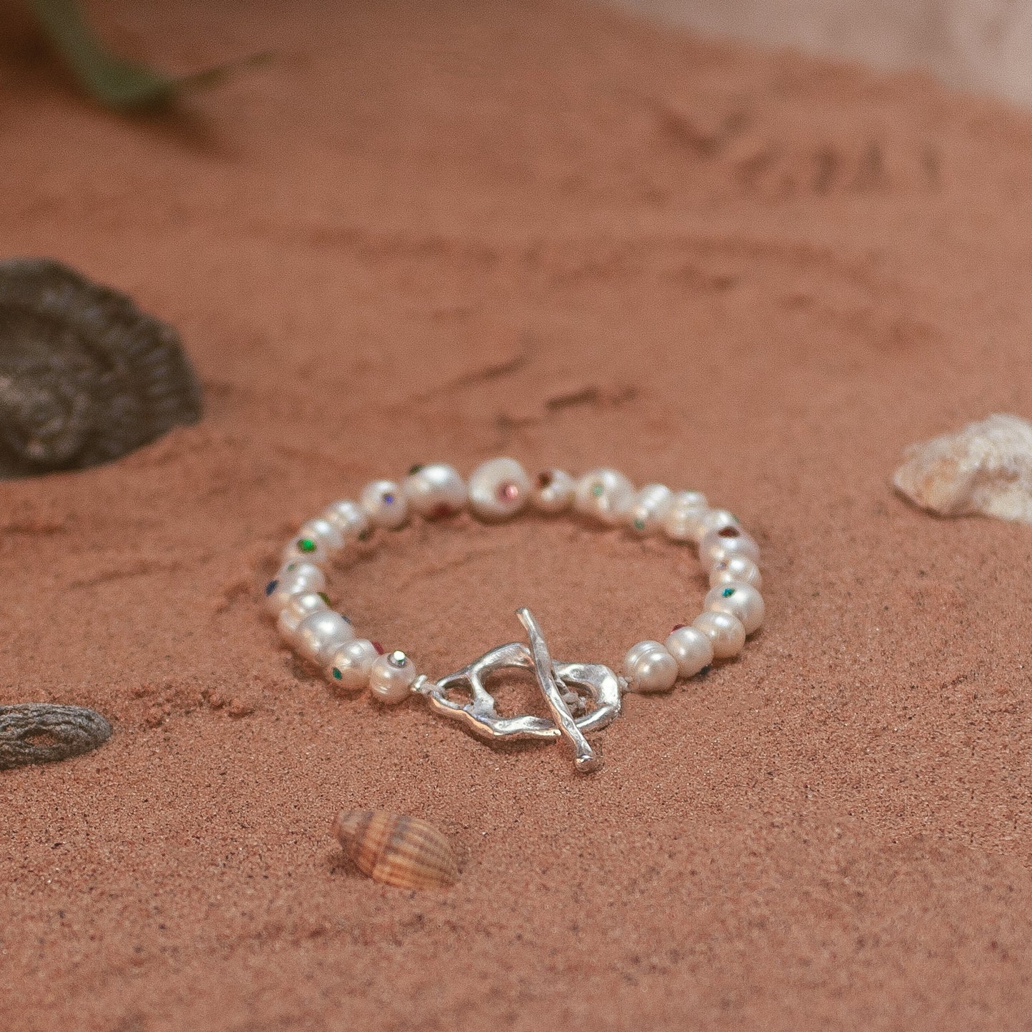 Custom 'Sweet Tooth' Acrostic Bracelet with Toggle Closure